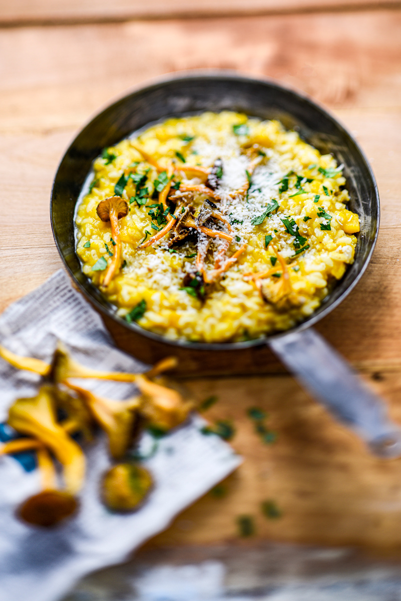 Risotto aux chanterelles recette d'automne réconfortante Régal