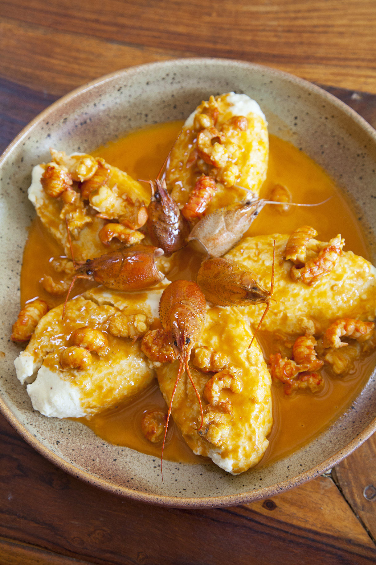 Quenelles de brochet, bisque d'écrevisses Régal