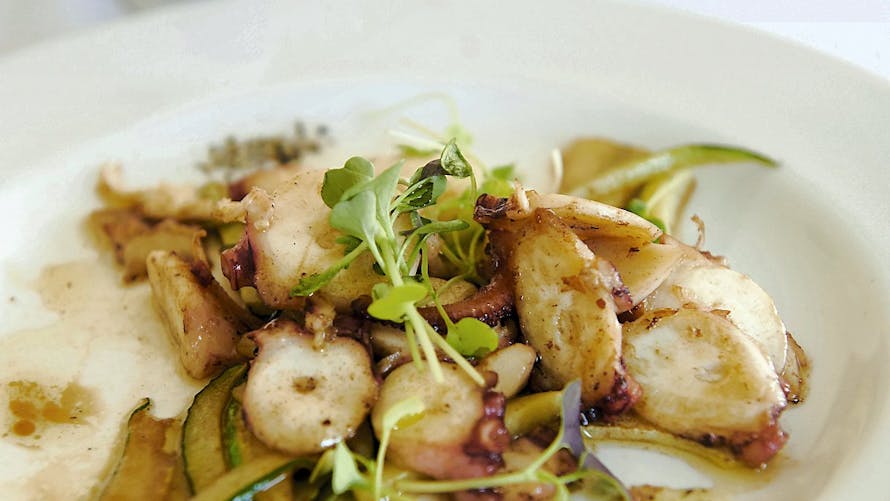 Poulpe à la plancha et au citron
