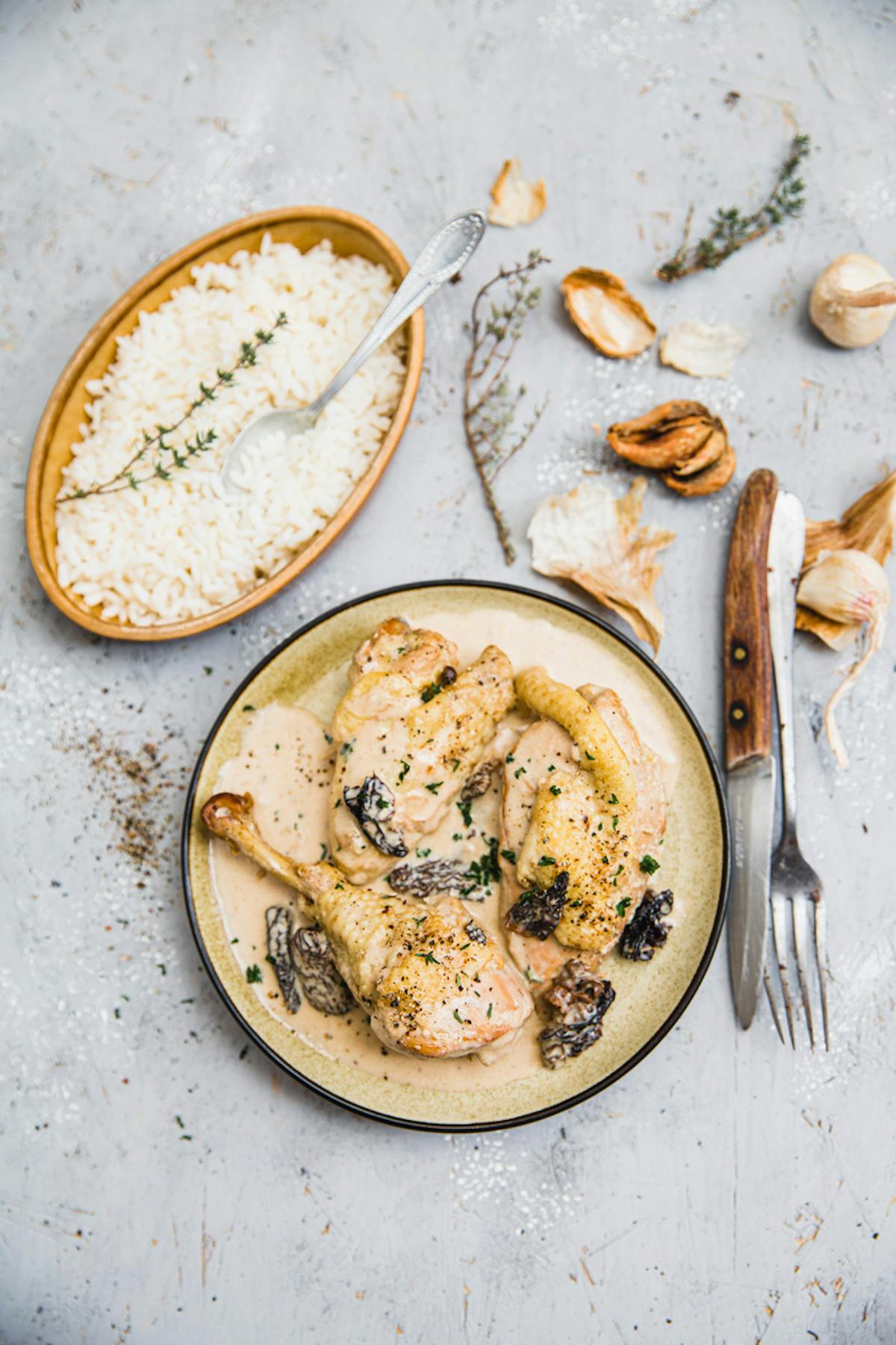 Poulet aux morilles : recette gourmande | Régal