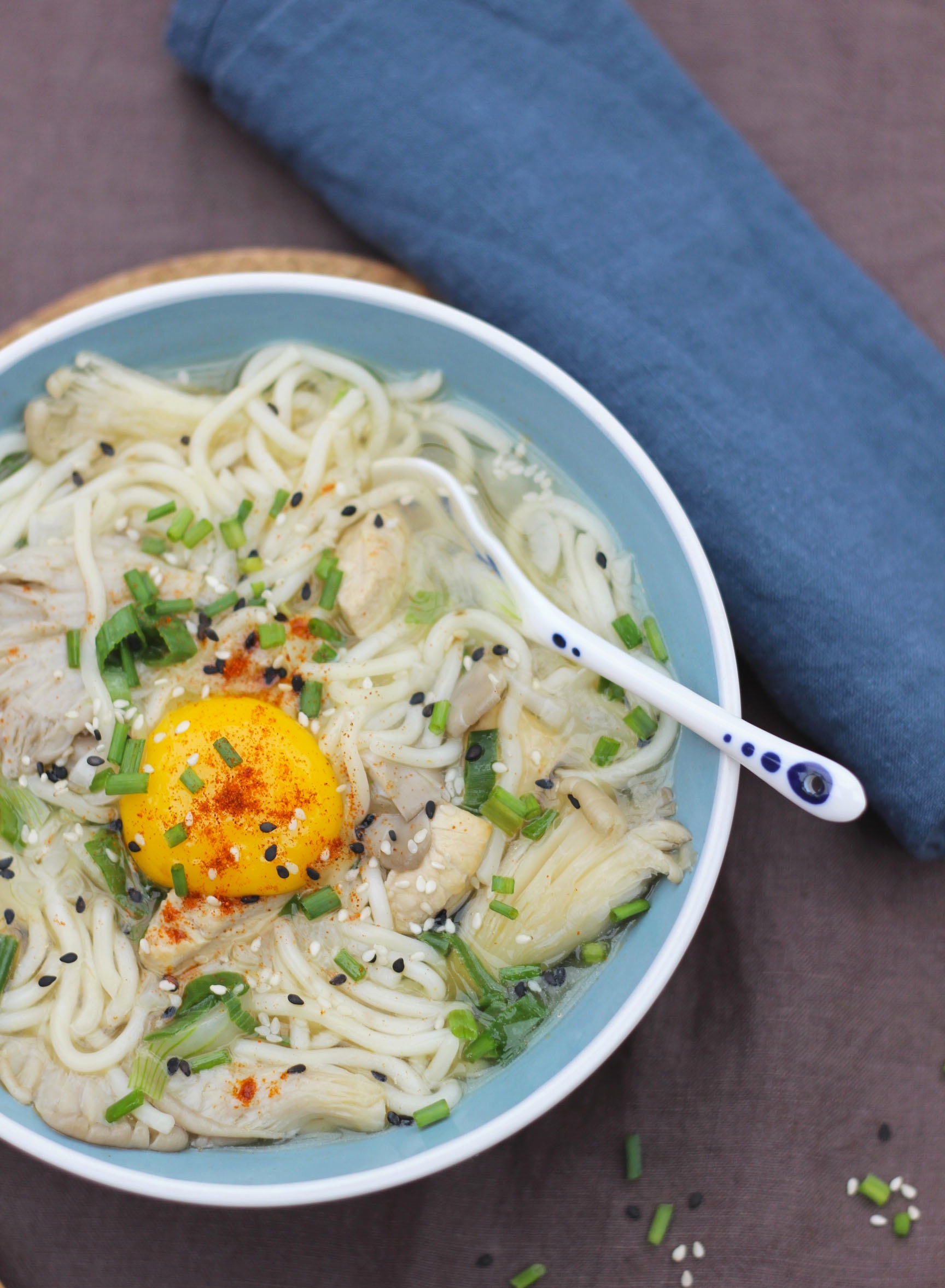 Recette De Nouilles Udon - Poulet Et Légumes Sautés
