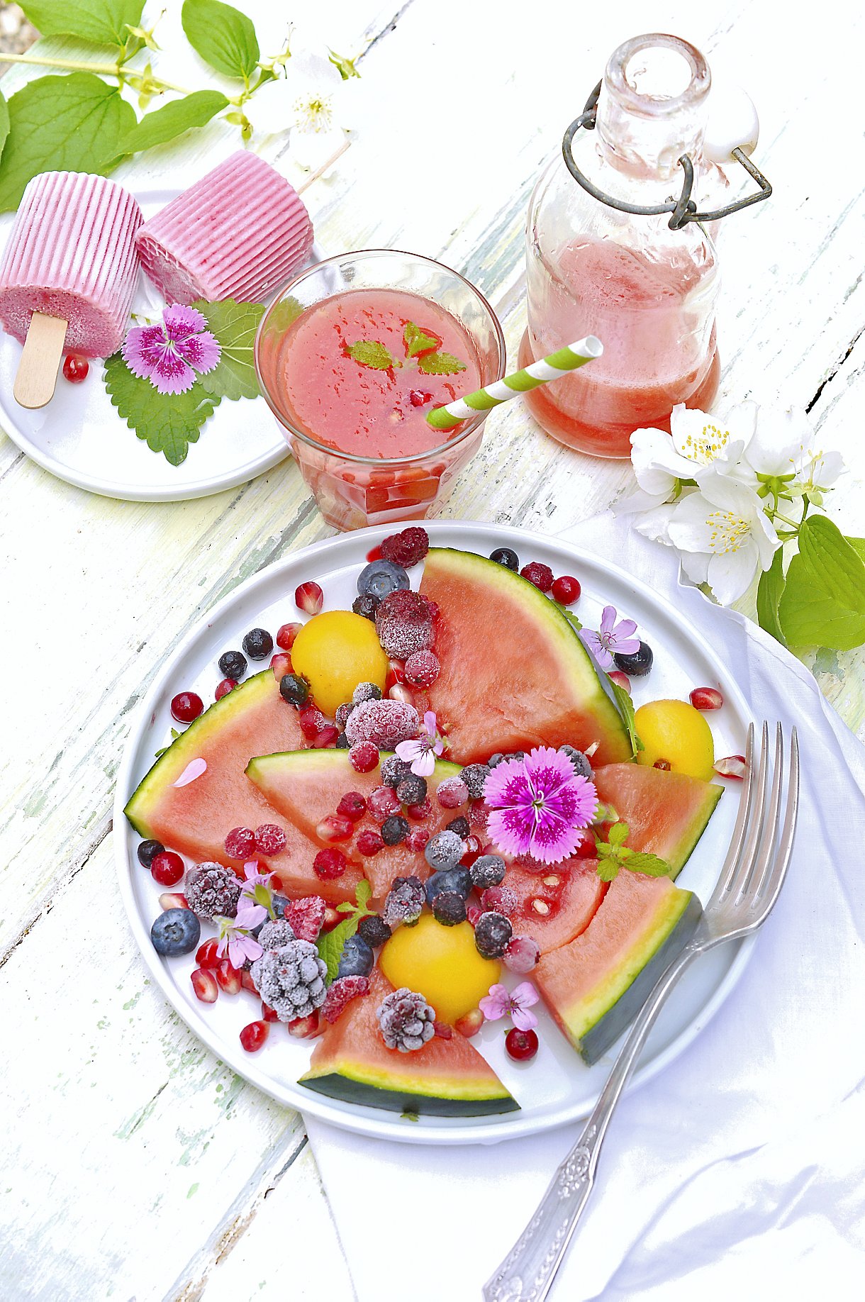 Trois recettes de pastèque aux fruits rouges : dessert facile | Régal