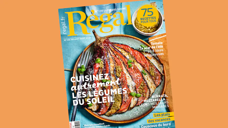En kiosque : le magazine Régal de juillet-août 2026